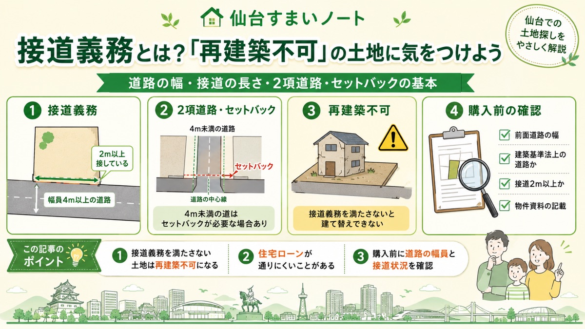 接道義務とは？「再建築不可」の土地に気をつけよう