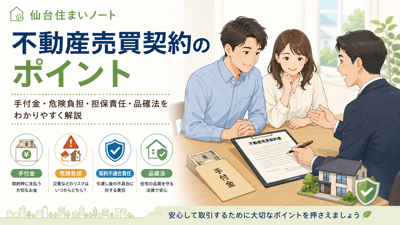 不動産売買契約のポイント